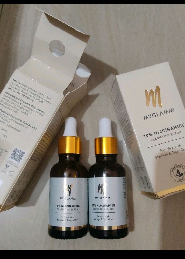 MyGLAMM2 10% Niacinamide Clarifying Serum &amp; Lotion