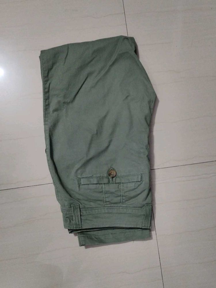 Light Green Semi Jeans Pant