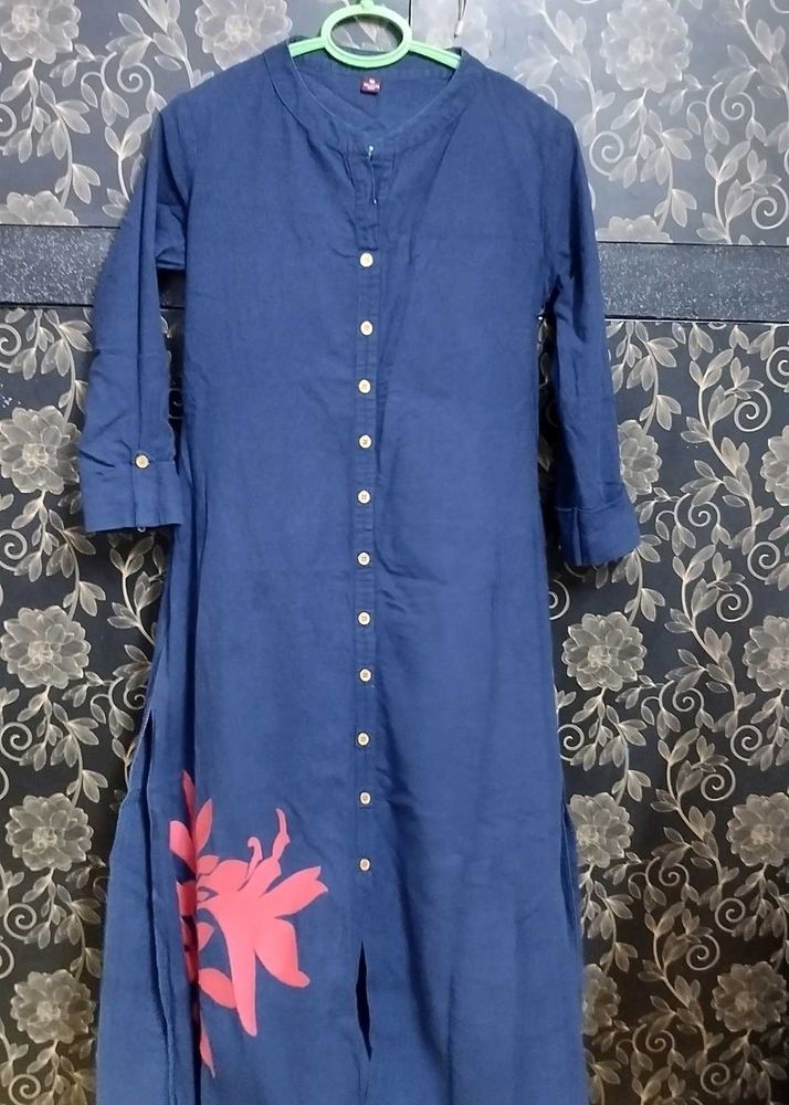Office Wear Close Neck Kurta