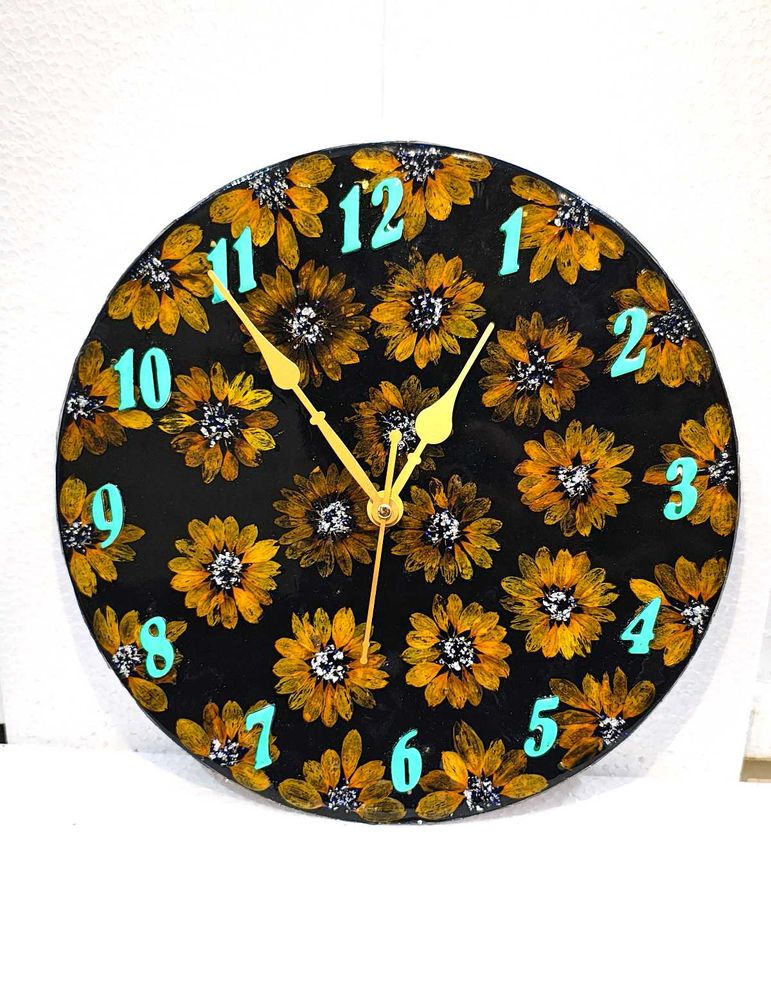 Original Sunflower Wall Clock