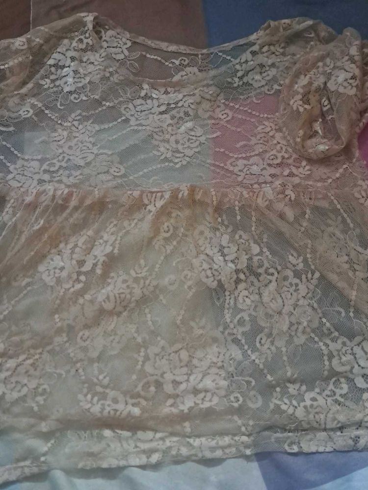 net floral top