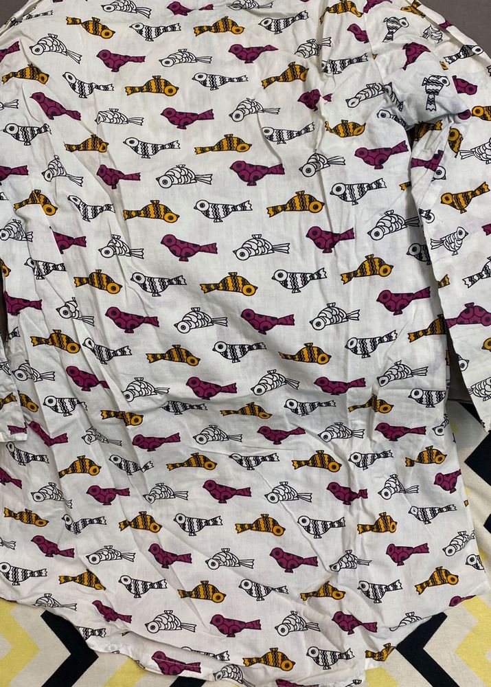 Bird Print Shirt