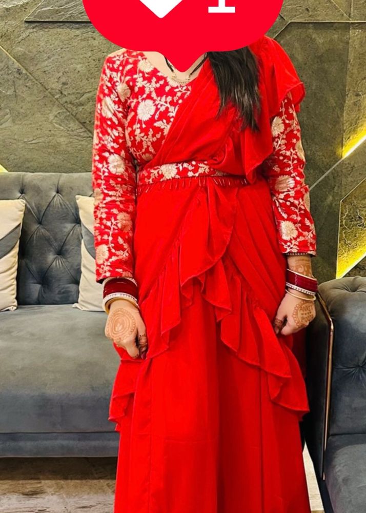 Beautiful Red Saree