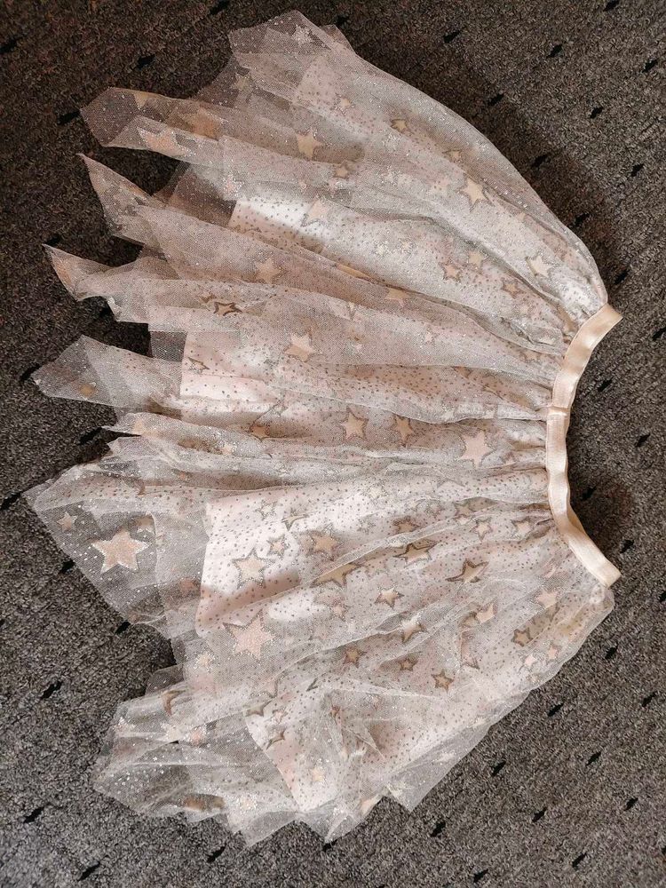 Girls Sparkle Glittery Skirt