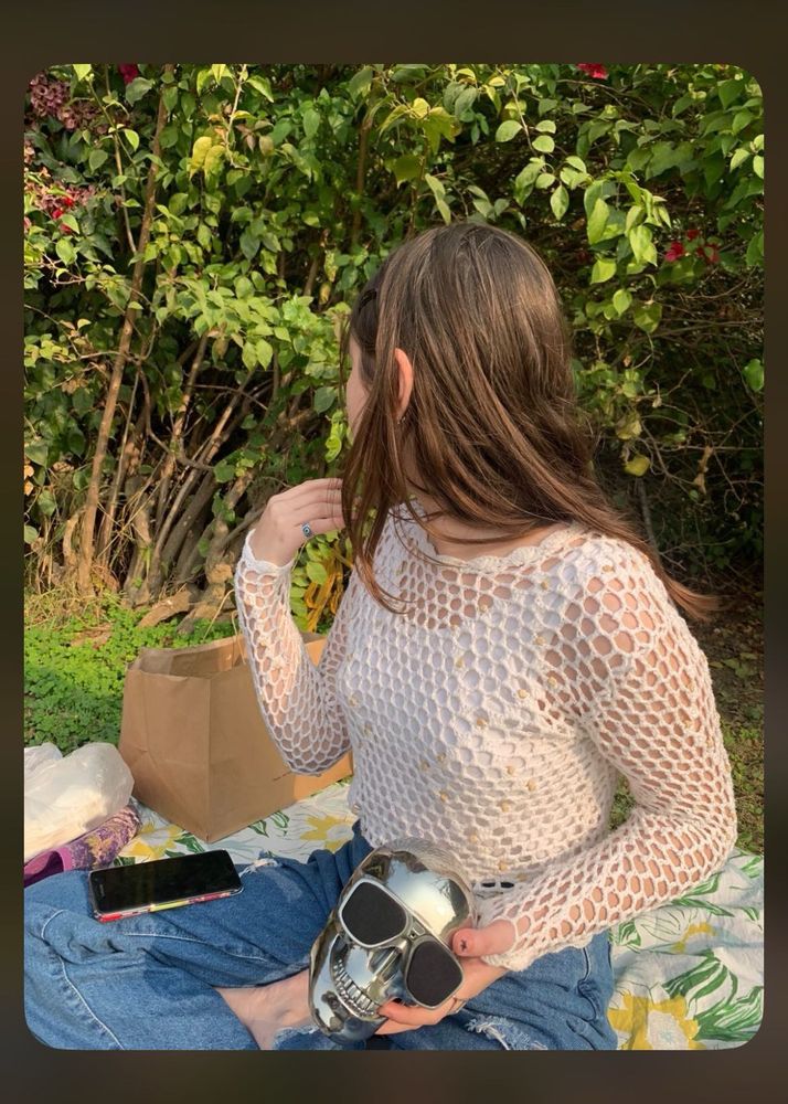 Crochet Open Knit Top