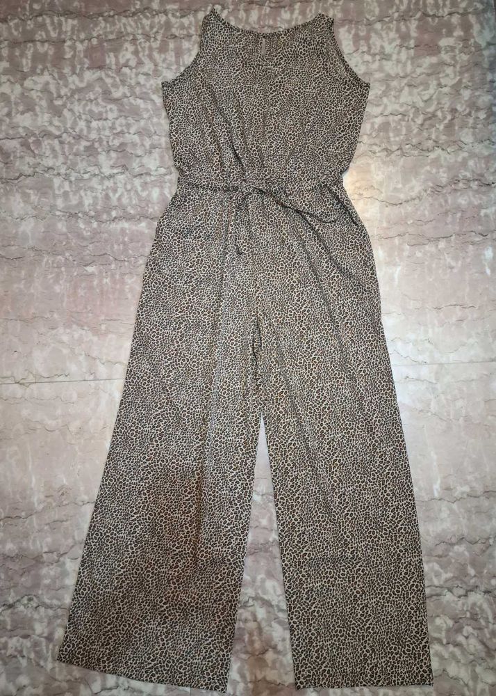Leopard Print Jumpsuit