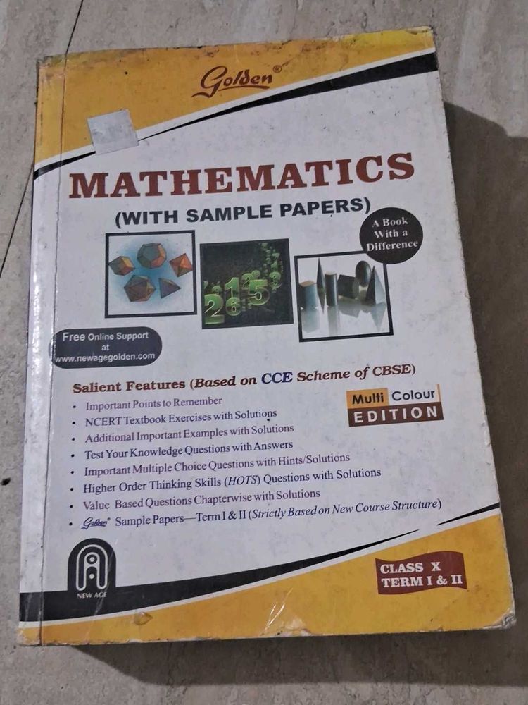 Golden Mathematics with sample paper