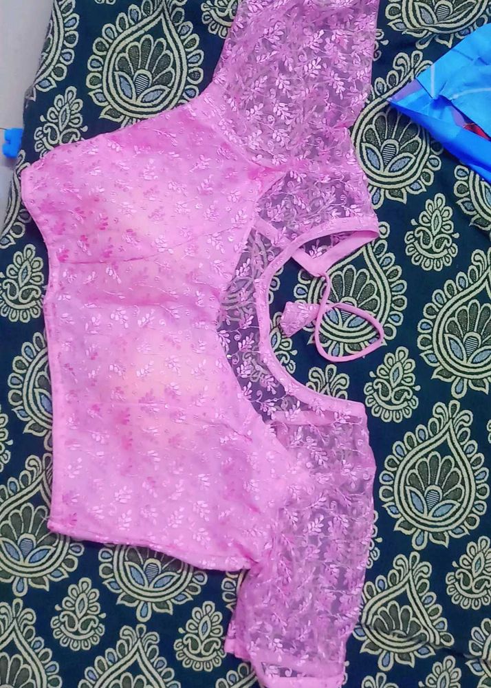 New Net Blouse with Sequence Design