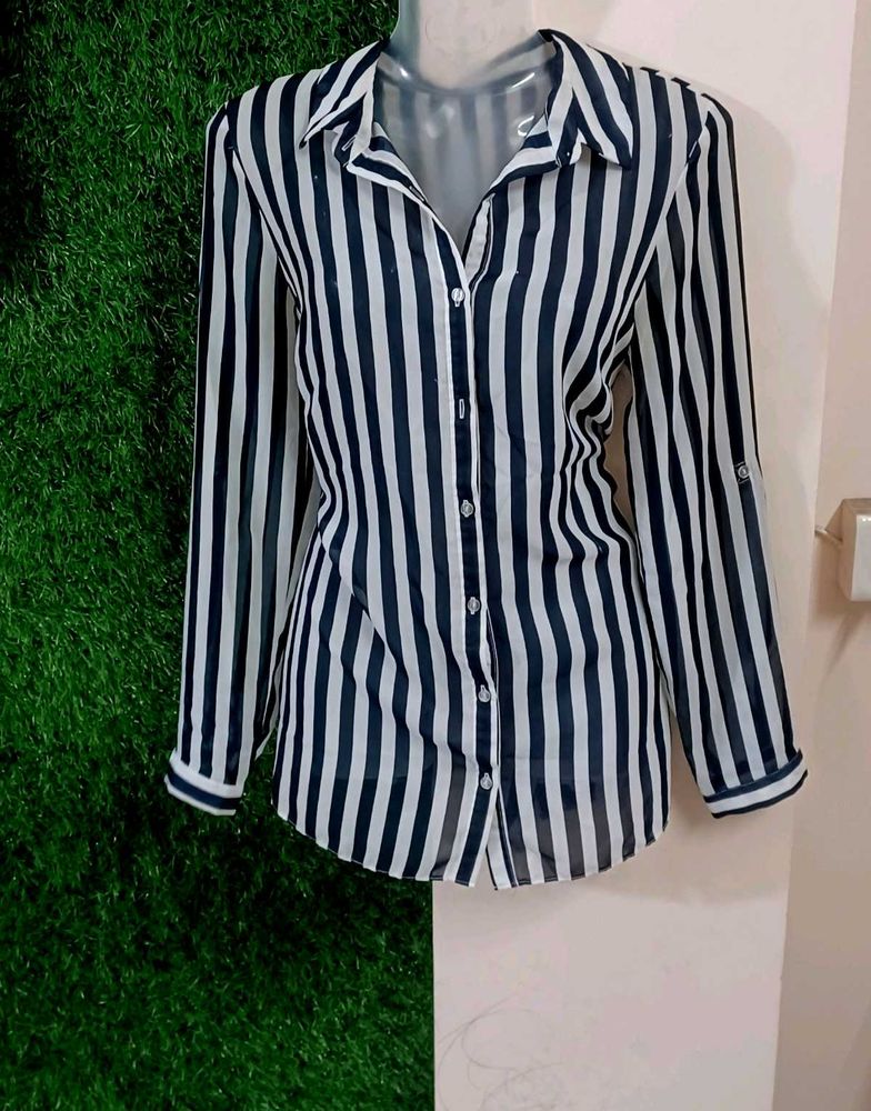 Atmosphere Sheer Oversized shirt