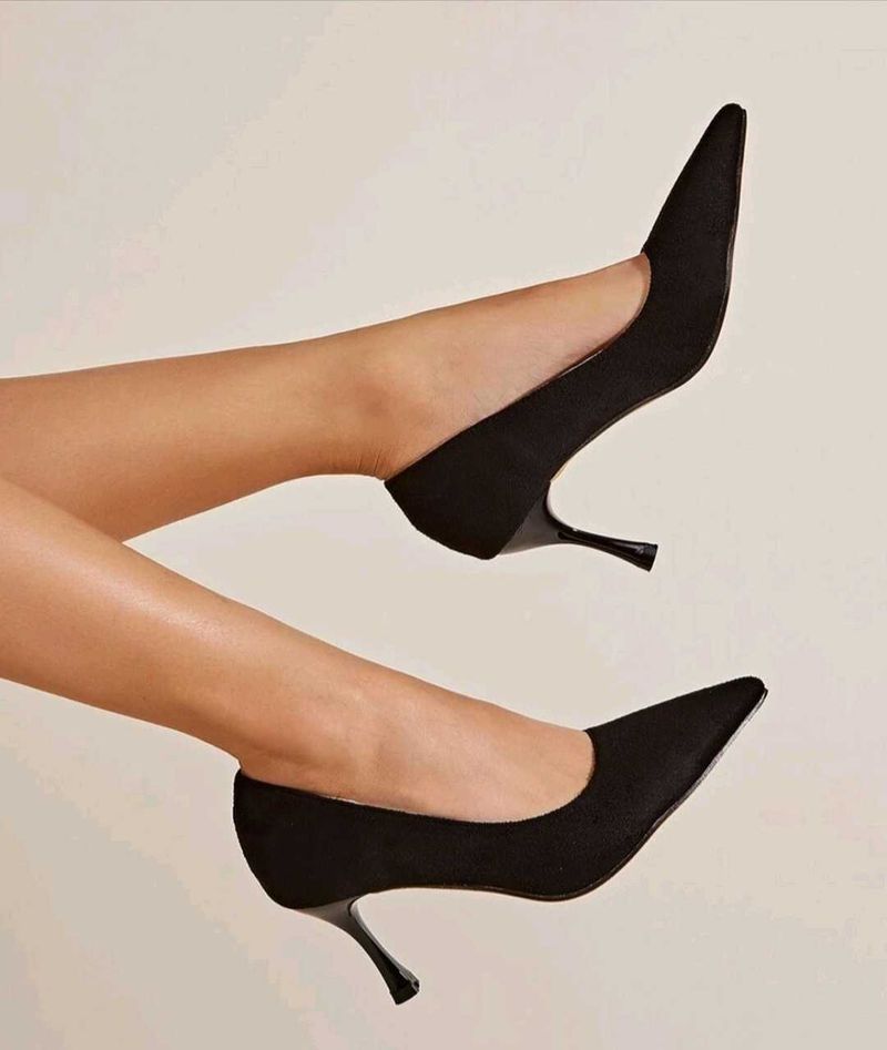 Black Pointed Toe Heels