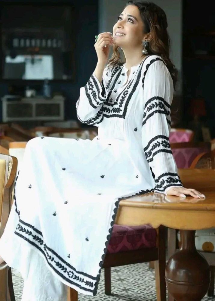 !beautiful white kurta