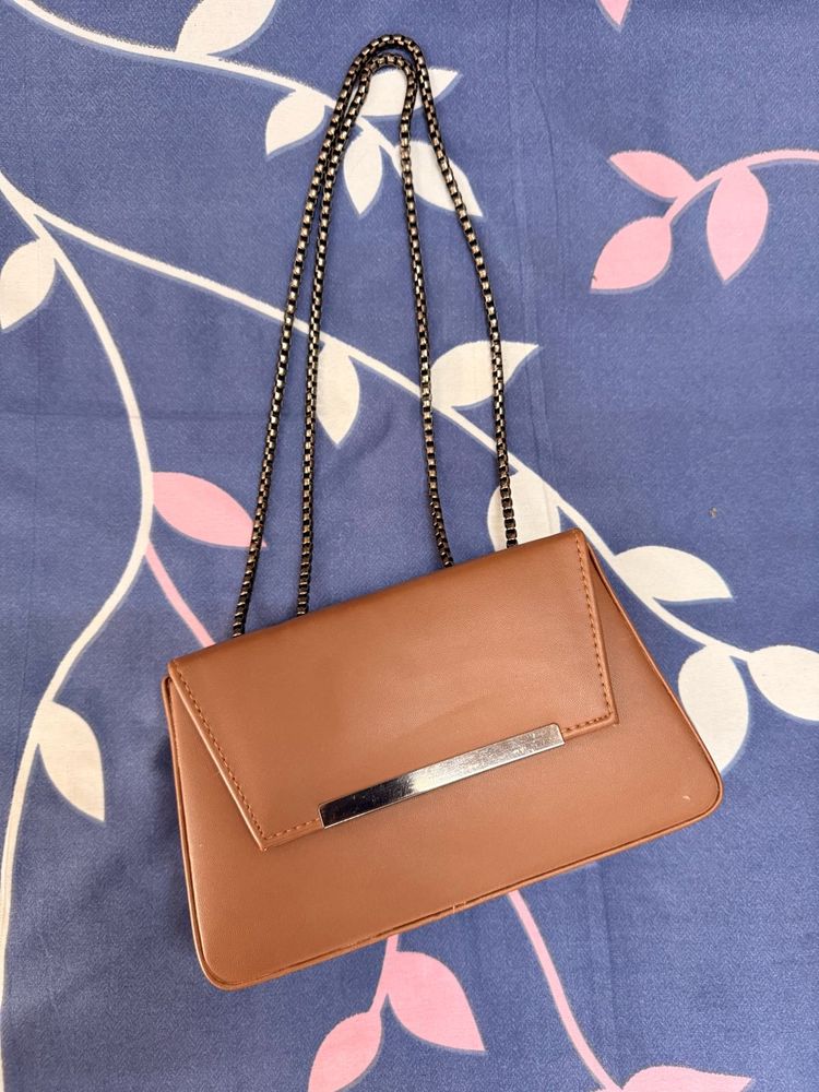 Chic Brown Crossbody Bag