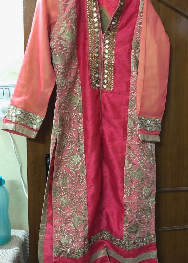 Long Kurta With Lon Skirt