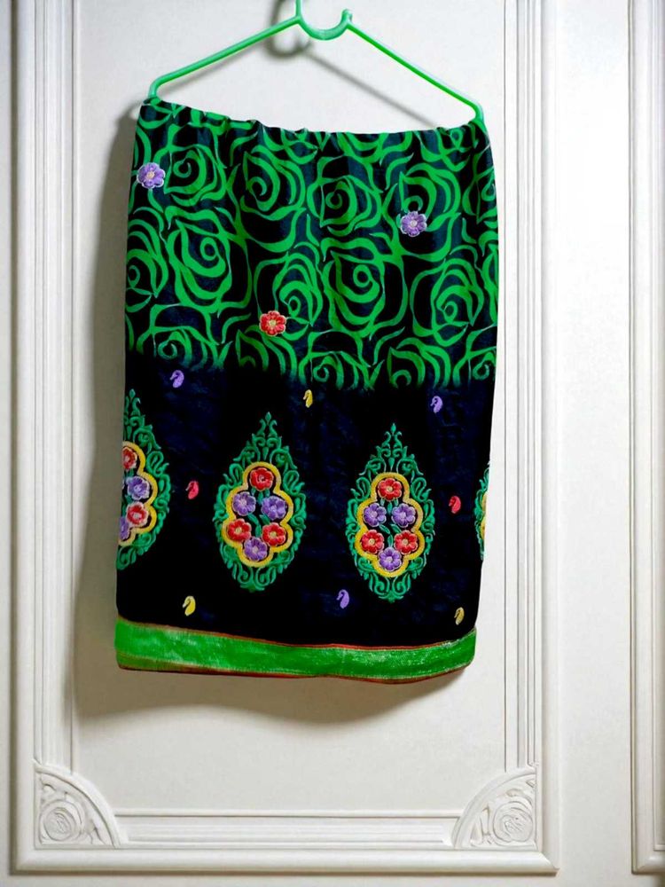 Embroidery Beautiful Party Daily Wear Saree