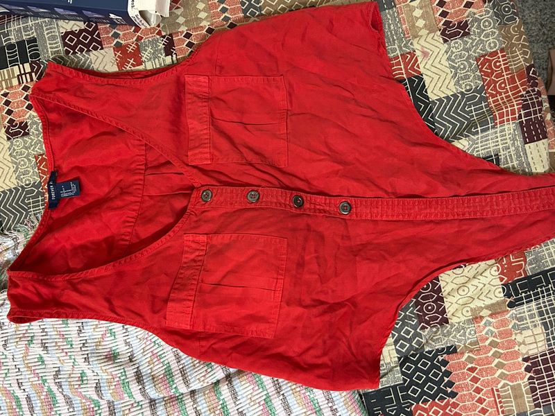 Red Forever 21 Top