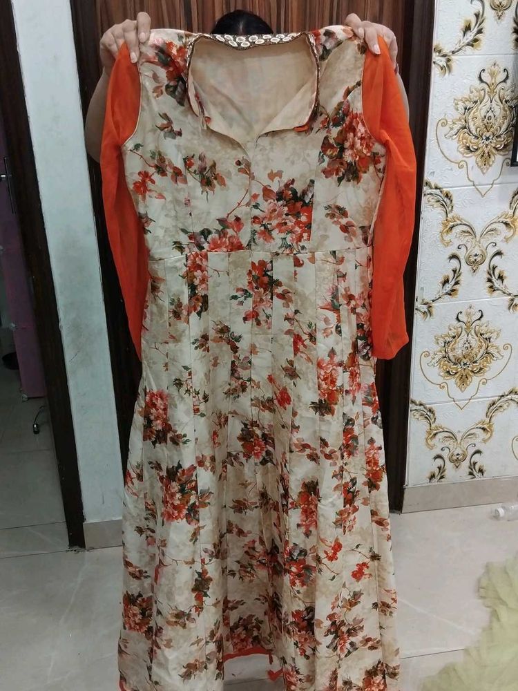 Floral Print Kurta