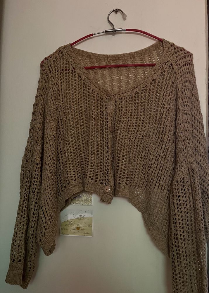 Y2k Crochet look outerwear top