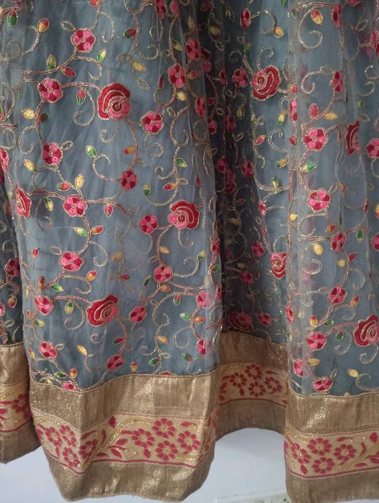 Floral Embroidered Lehenga