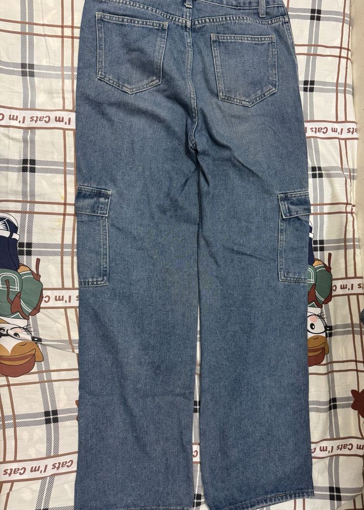 Blue Cargo Jeans