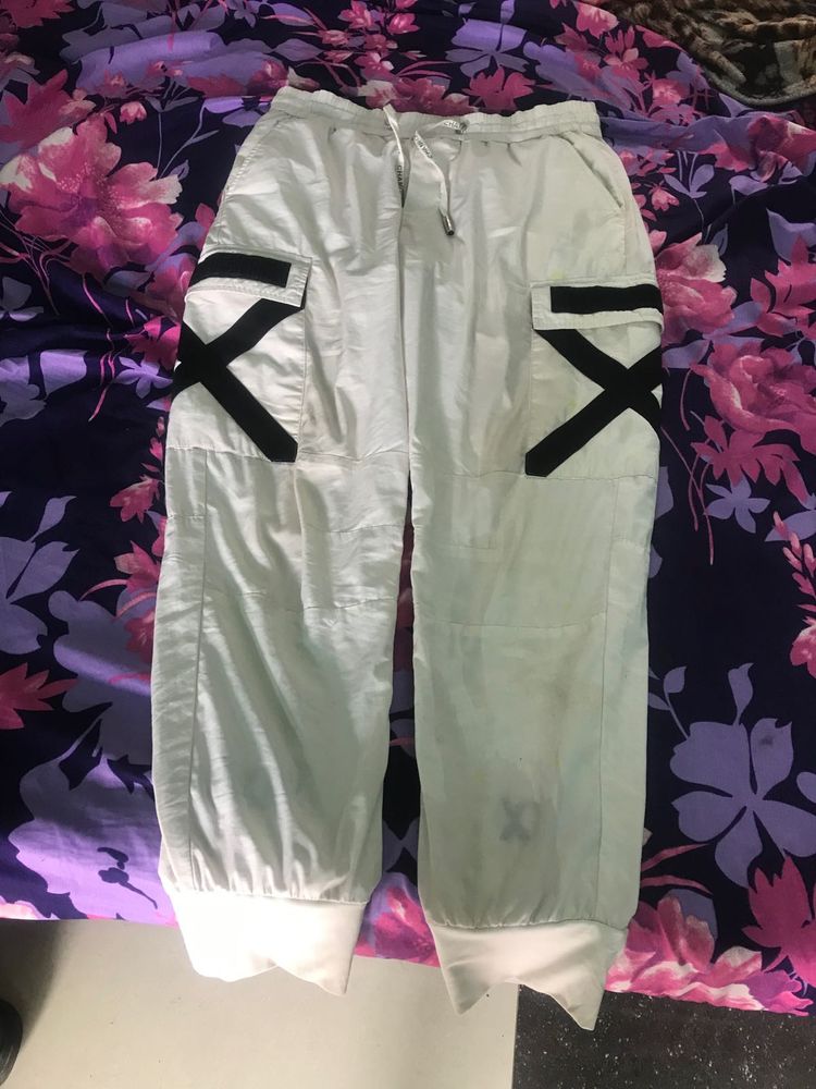 White Cargo Pants