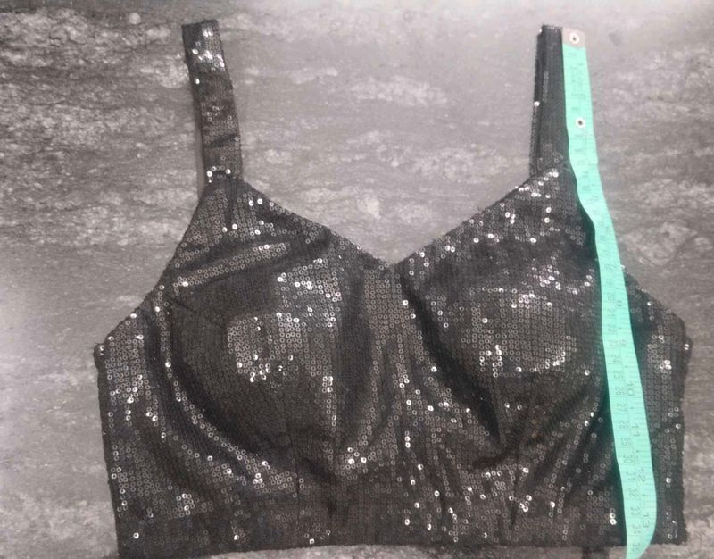 Sparkly Black Sequin Cami