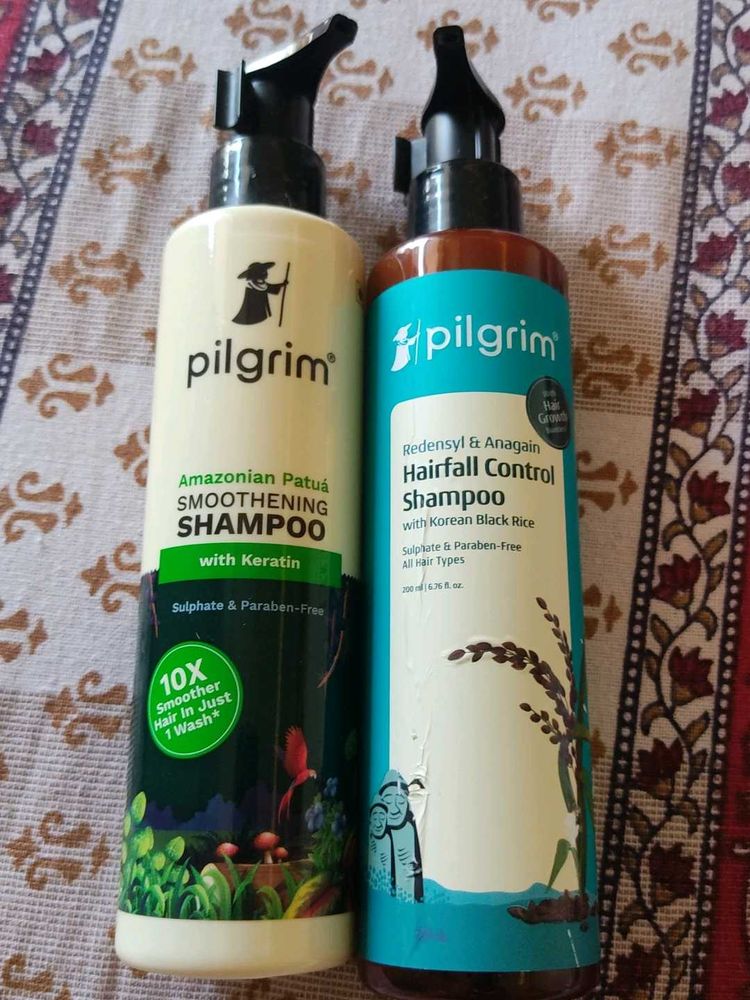 Pilgrim Smoothening and hairfall control shampoo