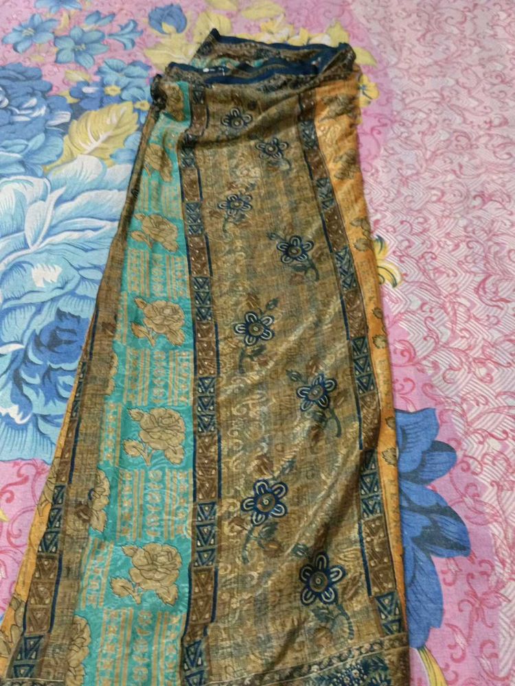Ethnic Crape Saree