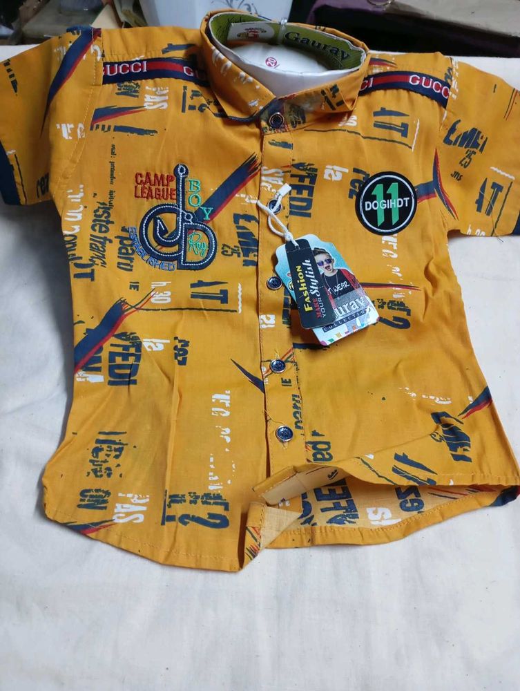 Boy&#39;s Graphic Print Shirt