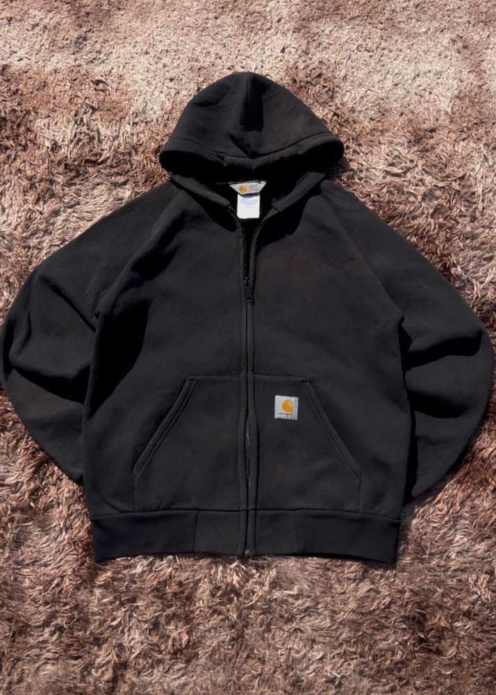 Carhartt Black Zip-Up Hoodie