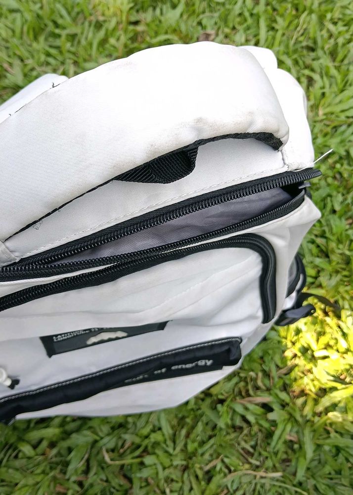 Landware White Korean Backpack
