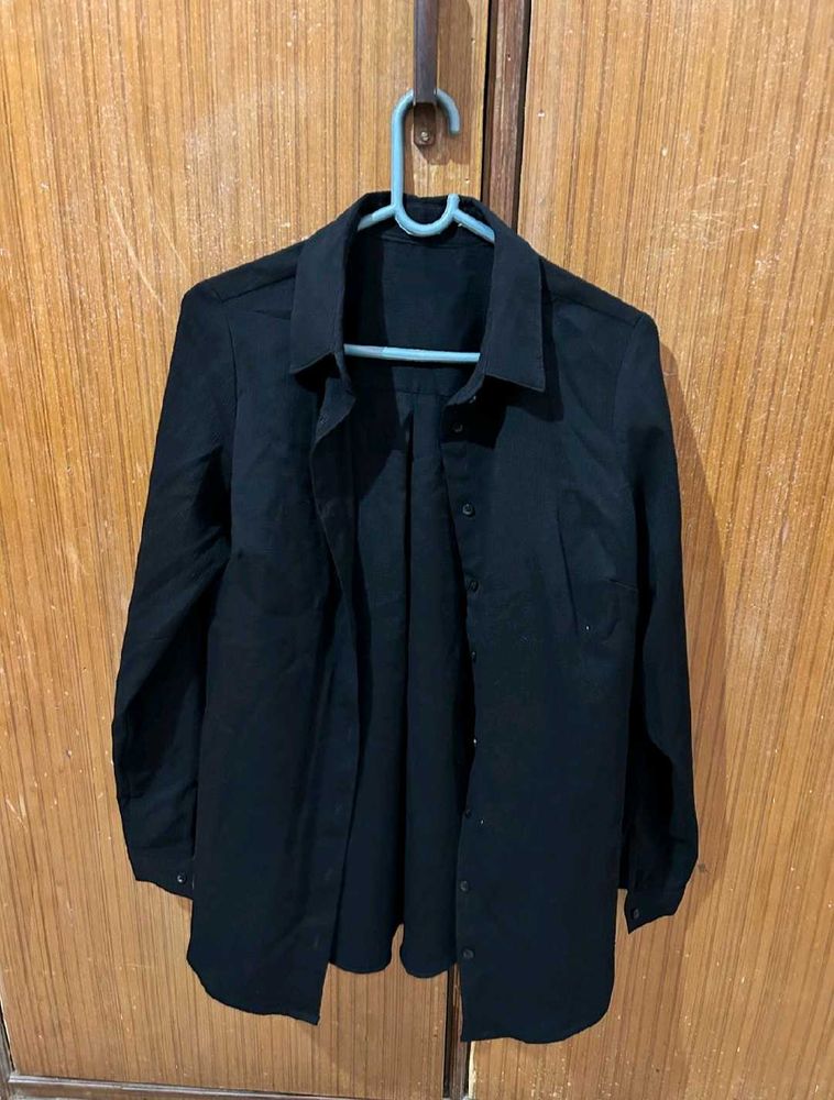 Classic Black Shirt(Cotton)