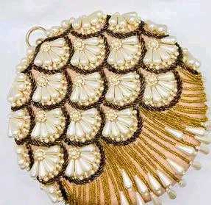 Elegant Beaded Clutch