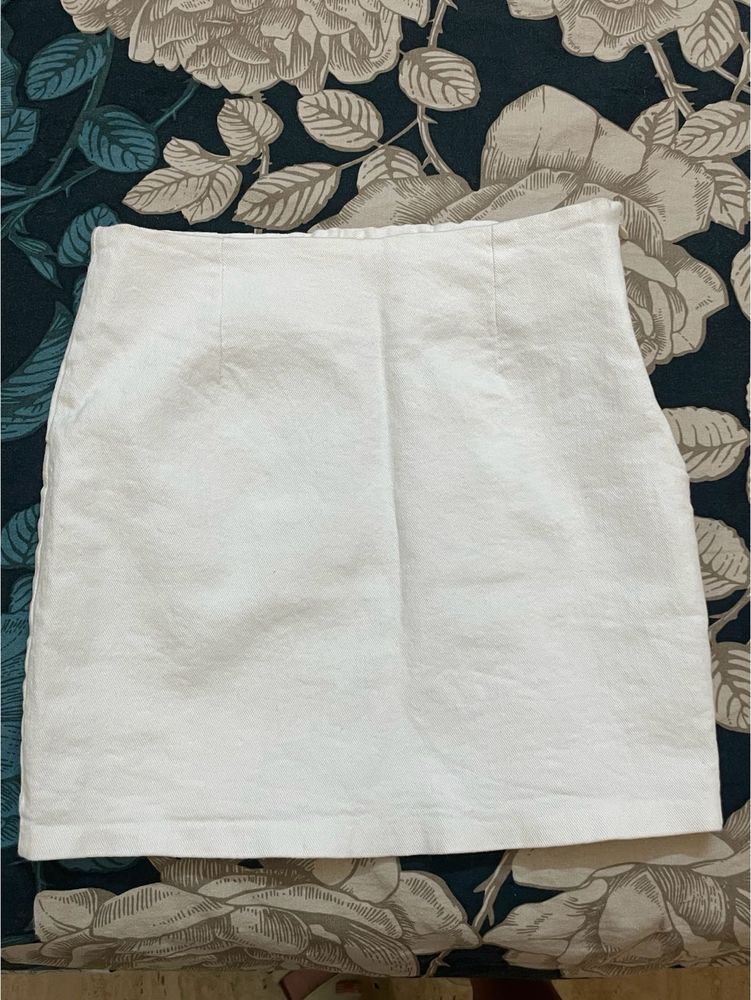 White Mini Skirt