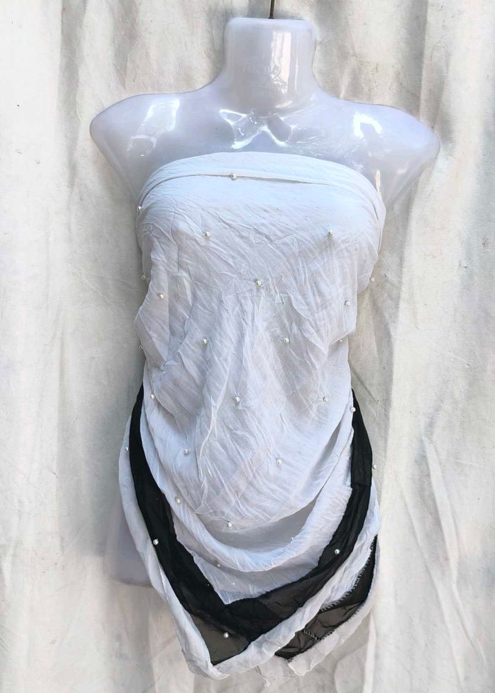 Elegant White Embellished top