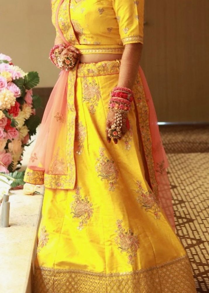 Lightly Worn Haldi Outfit - Lightweight &amp; Elegant