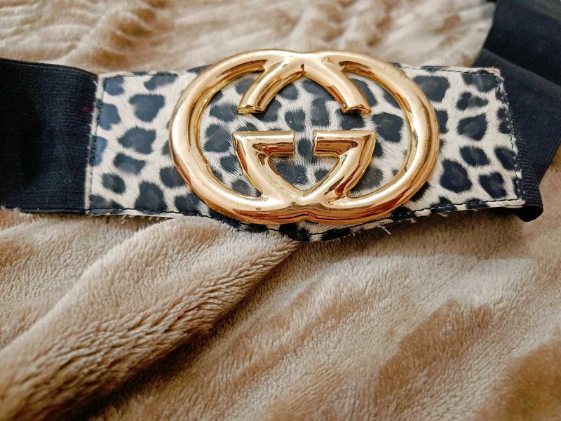 Gucci Leopard Belt
