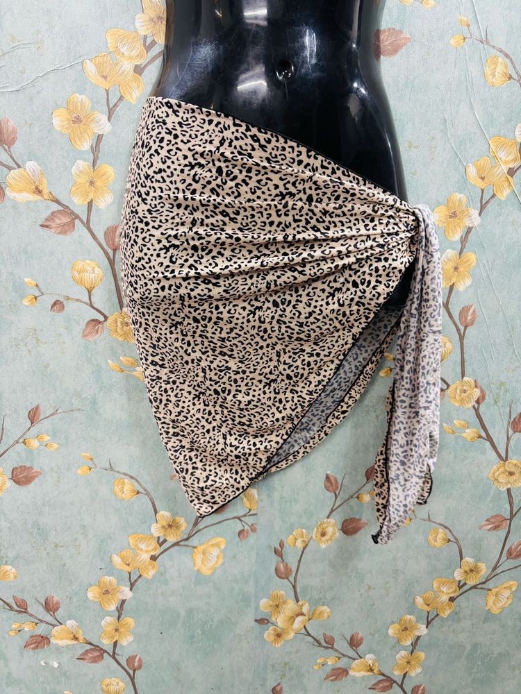 Cheetah Print Bikini Cover Up