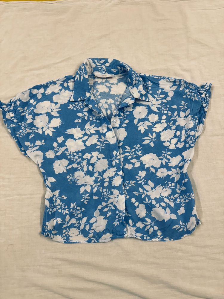 Floral Button-Up Top