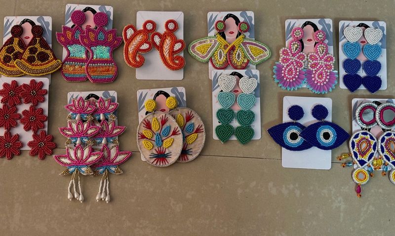 Handmade Beaded Earrings