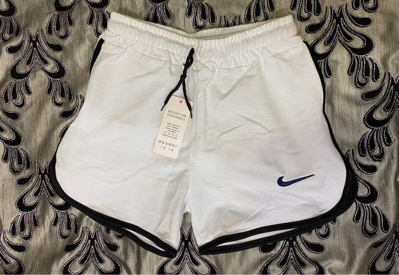 White Nike Hot Shorts