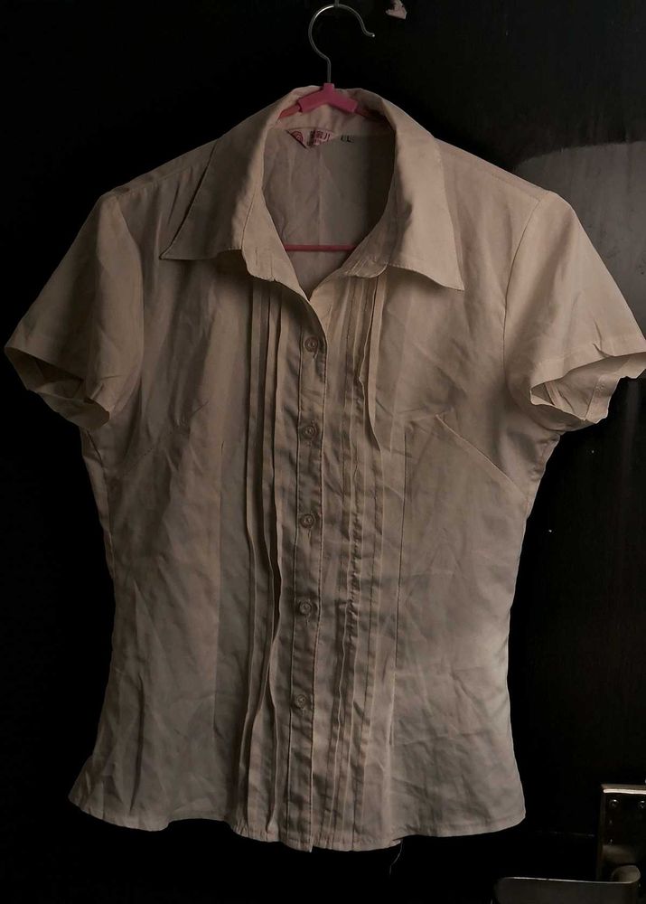 Elegant Cream Blouse