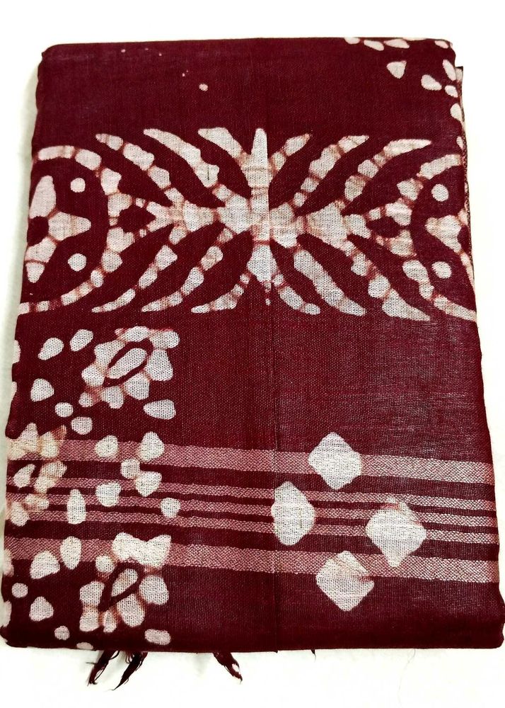 Linen Batik Saree