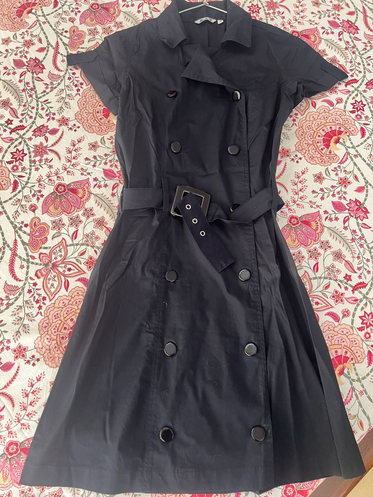 SALE - Globus Black Belted Dress
