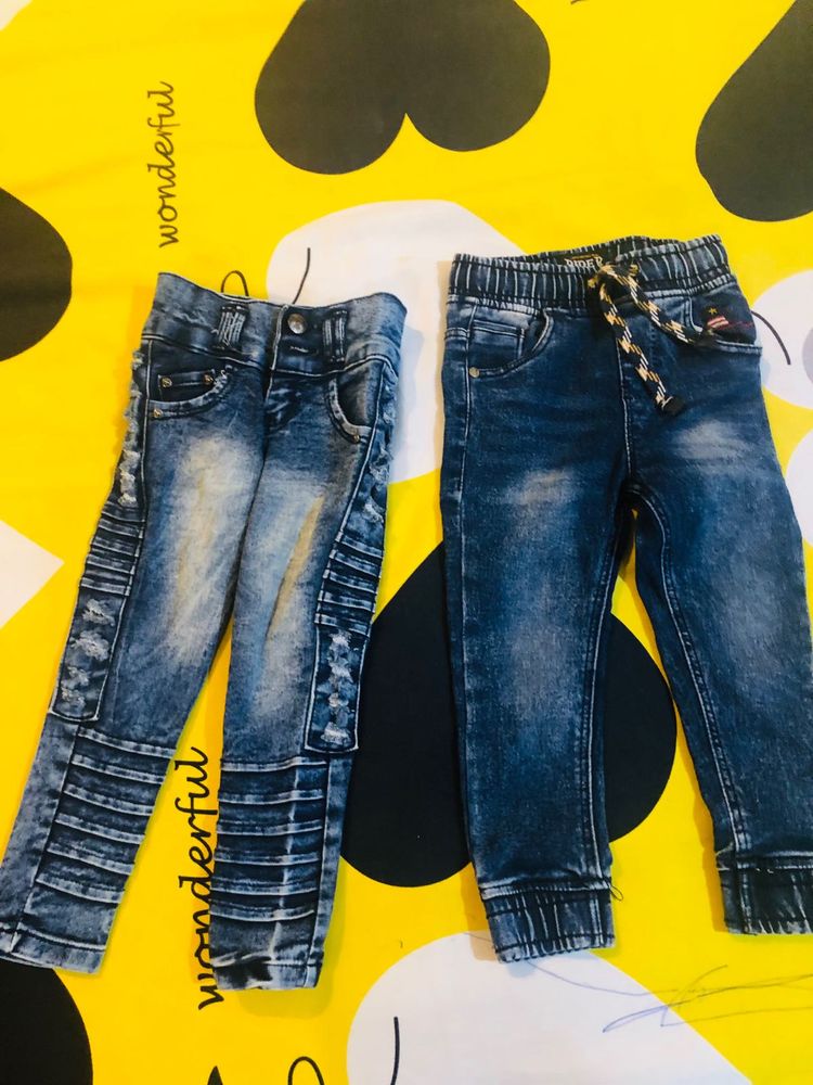 Kids Denim Jeans (Set of 2)