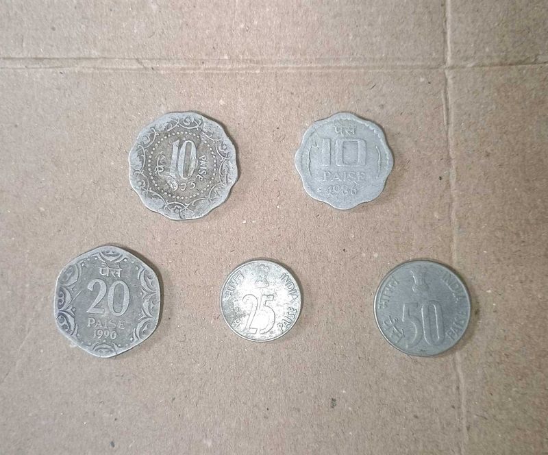 Vintage Indian Coins Collection for Sale