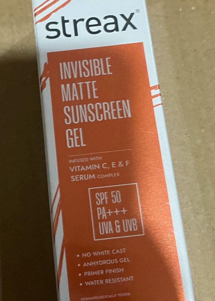 Invisible Matt Sunscreen Gel