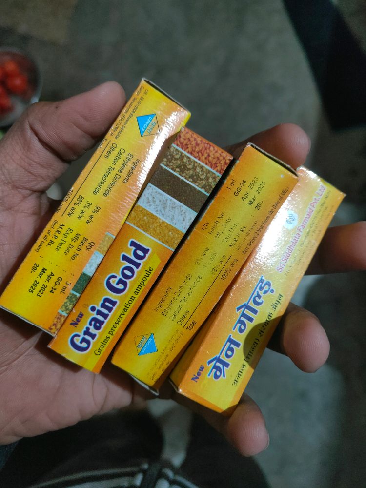 4 Injections to protect Grain/wheat from insects