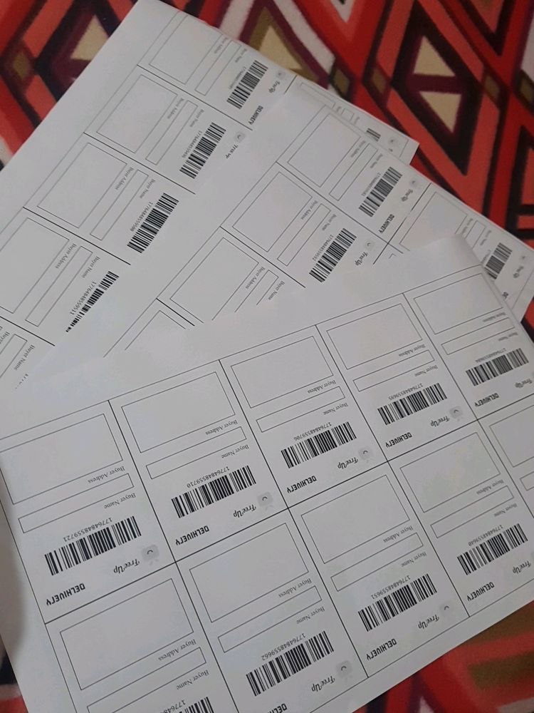 10 Pc Freeup Labels