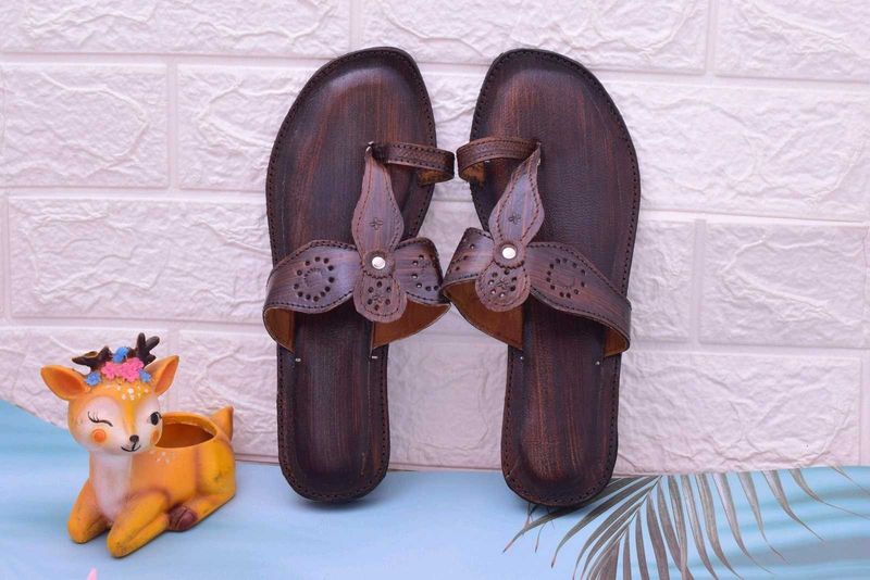 3 PAIR Leather Kolapuri CHAPPAL