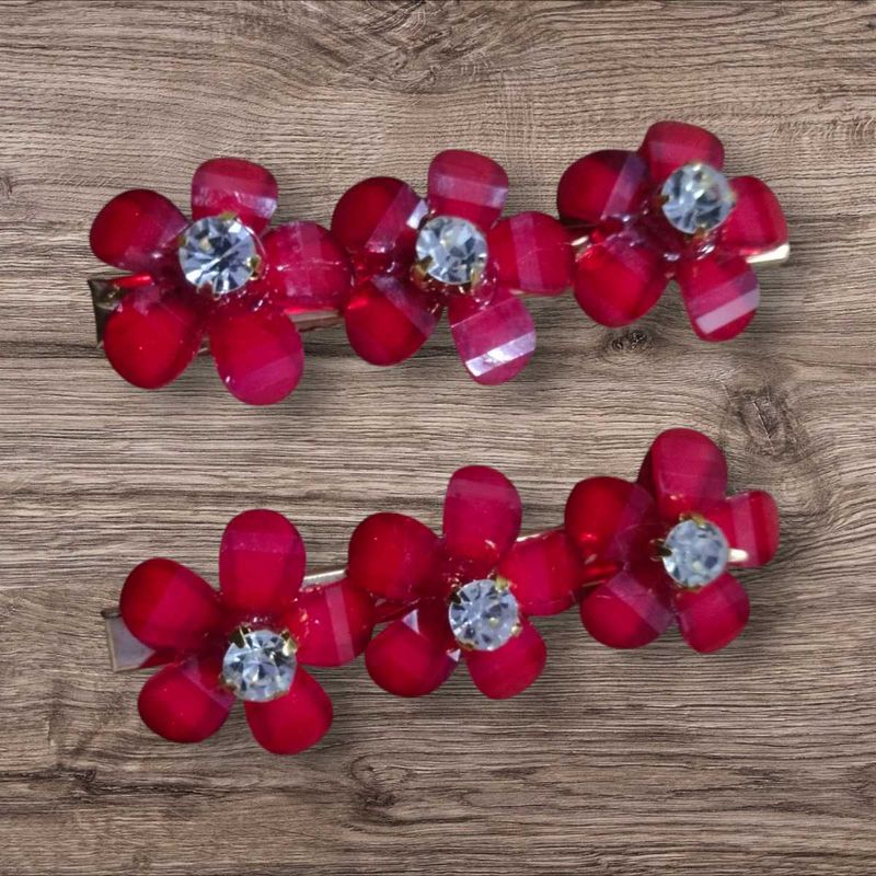 Flower Hair Clips